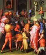 Jacopo Pontormo Joseph being Sold to Potiphar painting